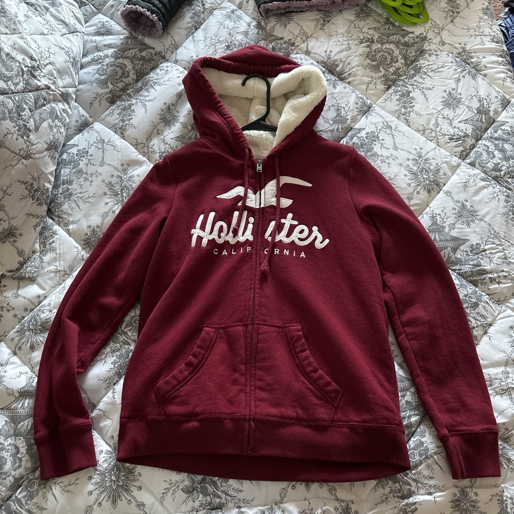 Hollister Maroon Hoodie
